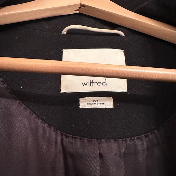 Wilfred Cocoon Coat XXS Black - Picture 4 of 5